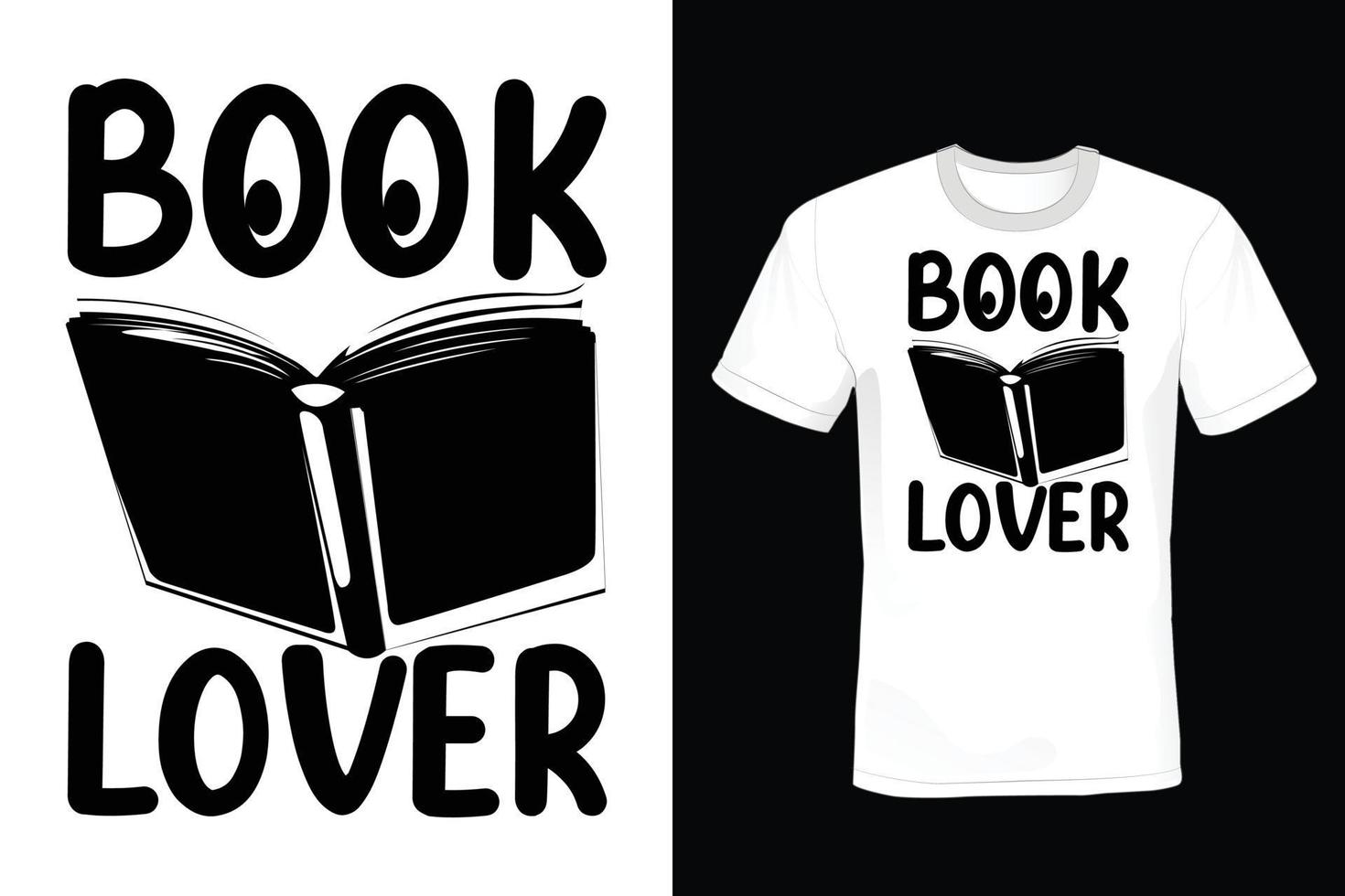 boek minnaar t-shirt ontwerp, vintage, typografie vector