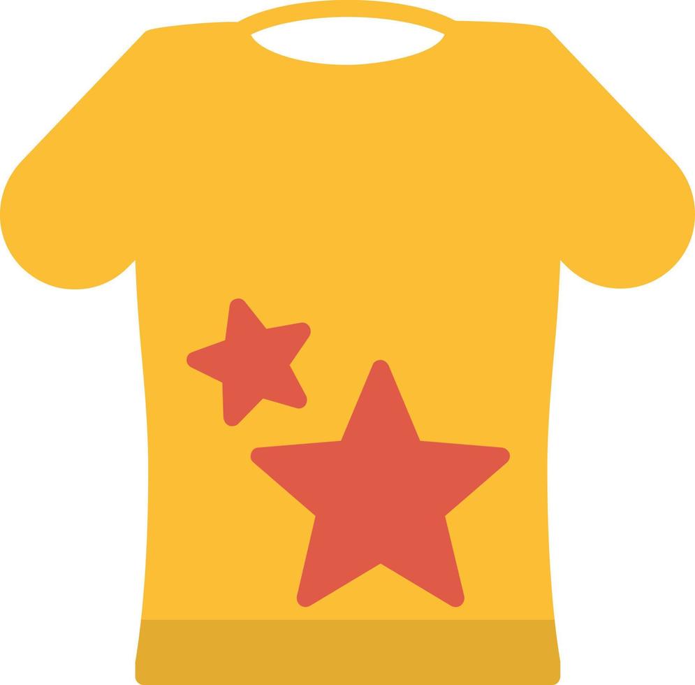 t-shirt plat pictogram vector