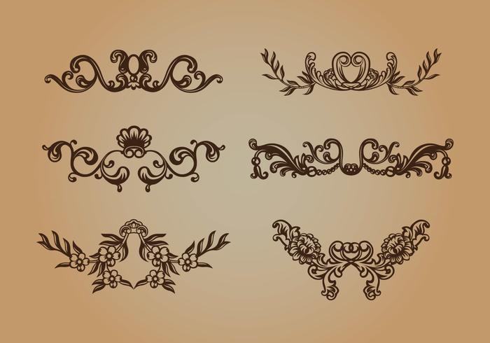 Scrollwork vector