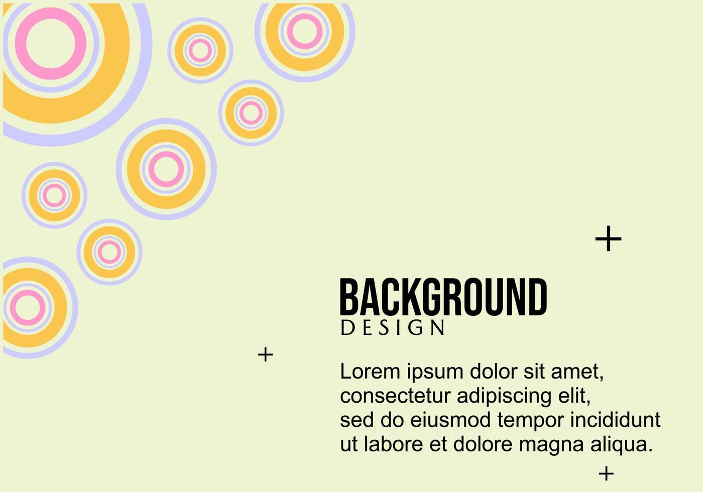 omslagontwerp voor banner met abstracte cirkelachtergrond. vector