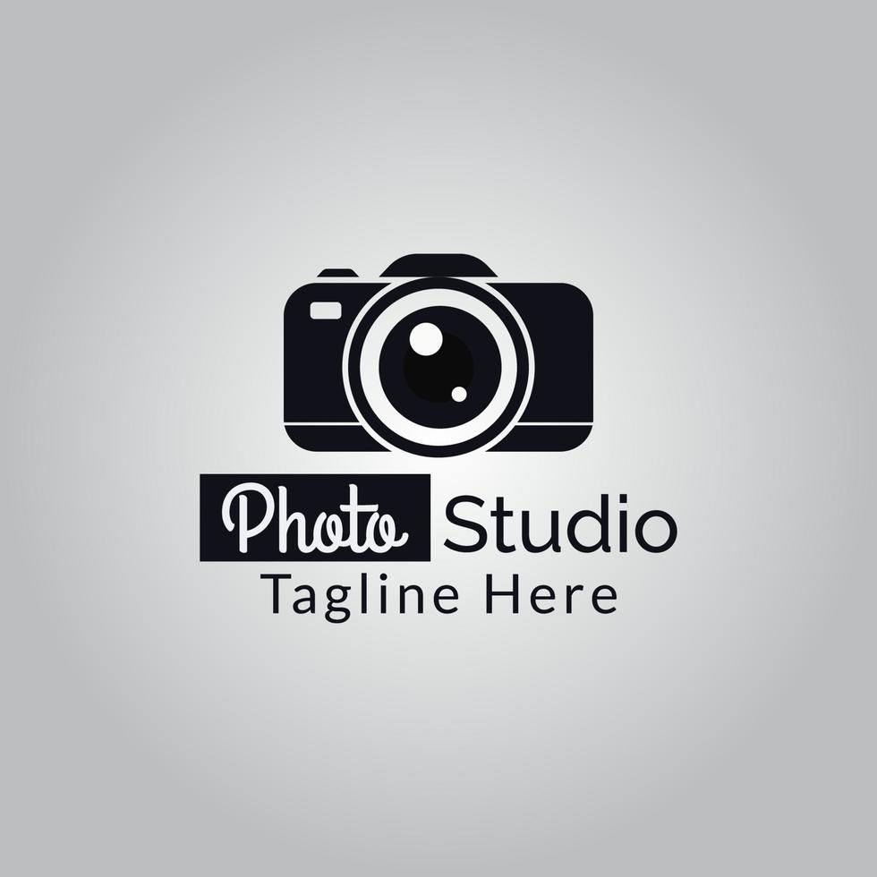 fotostudio logo grafisch ontwerp vectorillustratie vector