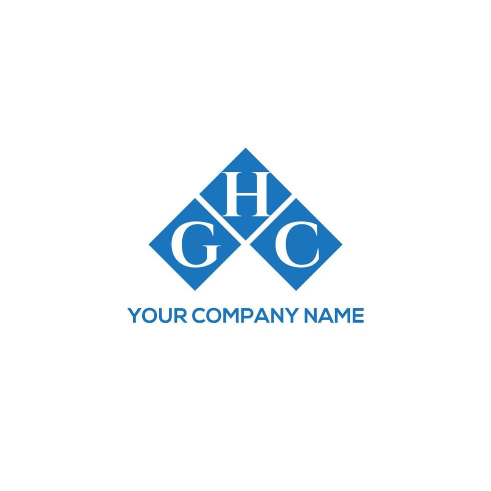 ghc brief logo ontwerp op witte achtergrond. ghc creatieve initialen brief logo concept. ghc brief ontwerp. vector