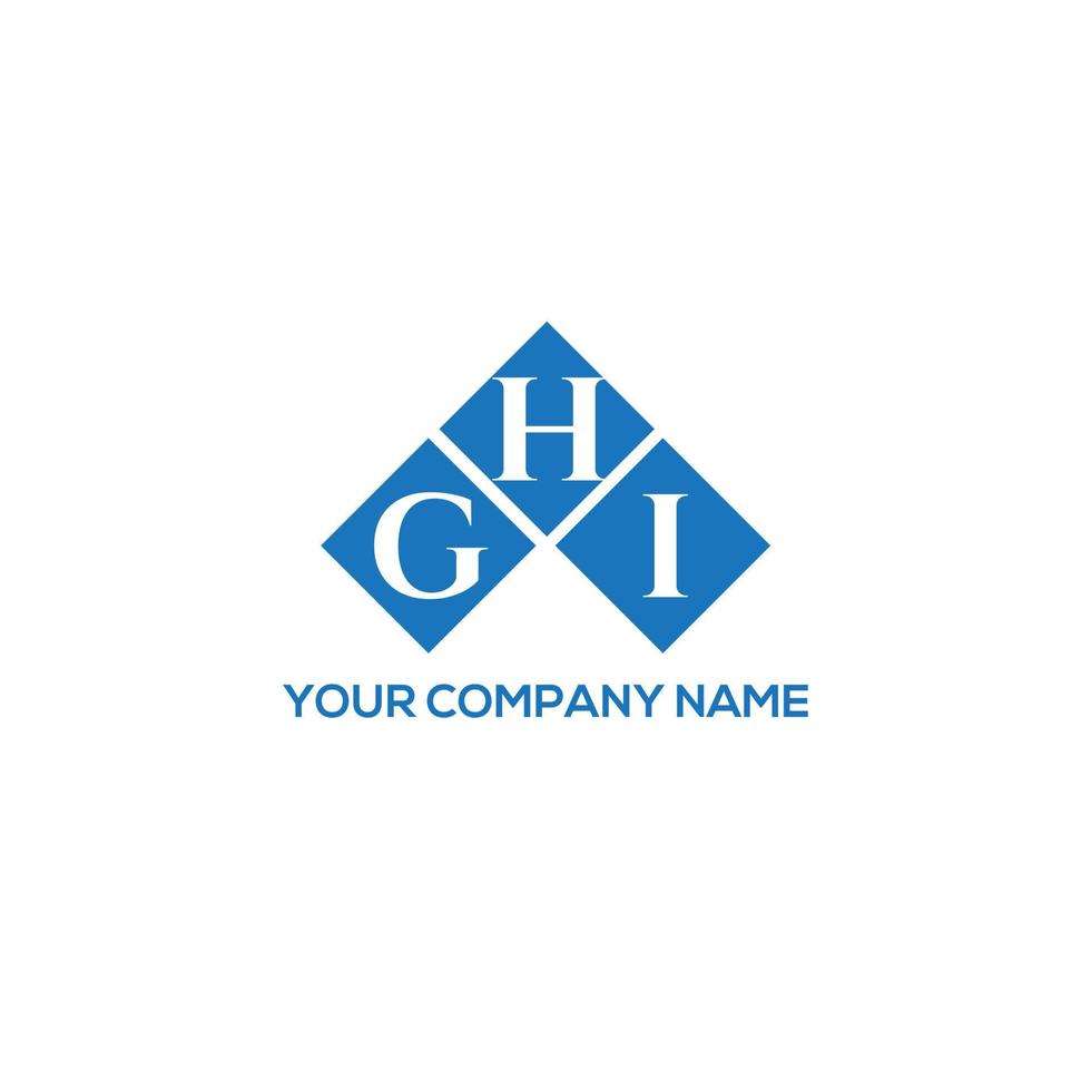 ghi brief logo ontwerp op witte achtergrond. ghi creatieve initialen brief logo concept. ghi brief ontwerp. vector