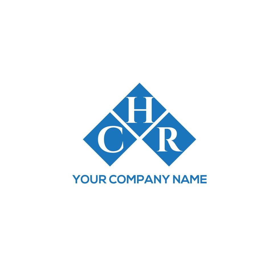 Chr brief logo ontwerp op witte achtergrond. chr creatieve initialen brief logo concept. chr brief ontwerp. vector