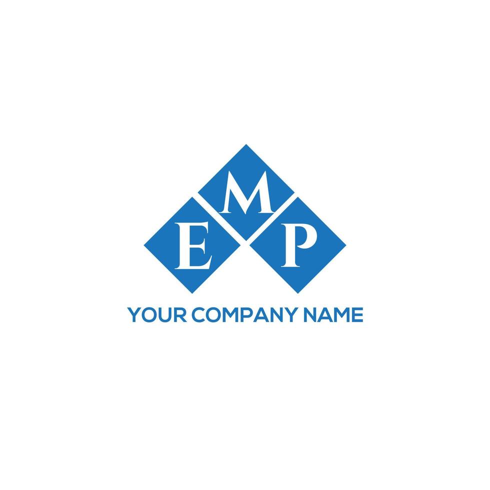 emp brief logo ontwerp op witte achtergrond. emp creatieve initialen brief logo concept. emp brief ontwerp. vector