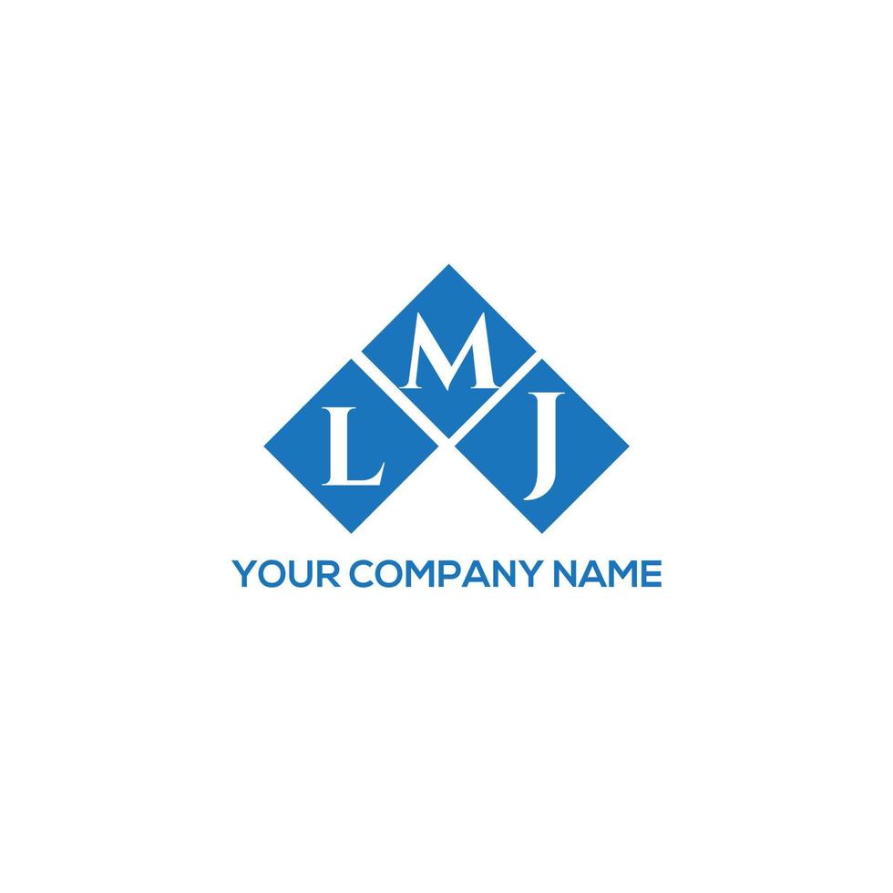 lmj brief logo ontwerp op witte achtergrond. lmj creatieve initialen brief logo concept. lmj brief ontwerp. vector