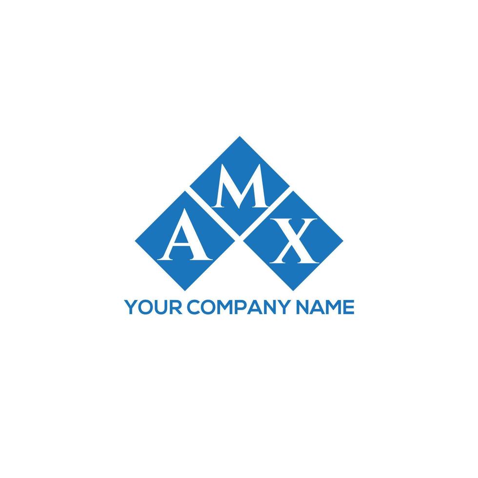 amx brief logo ontwerp op witte achtergrond. amx creatieve initialen brief logo concept. amx brief ontwerp. vector