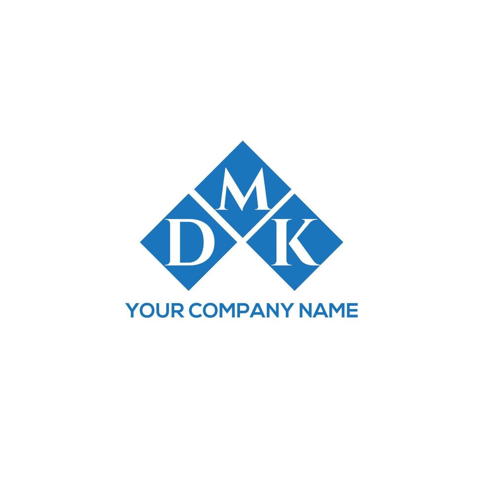 dmk creatieve initialen brief logo concept. dmk brief design.dmk brief logo ontwerp op witte achtergrond. dmk creatieve initialen brief logo concept. dmk-briefontwerp. vector