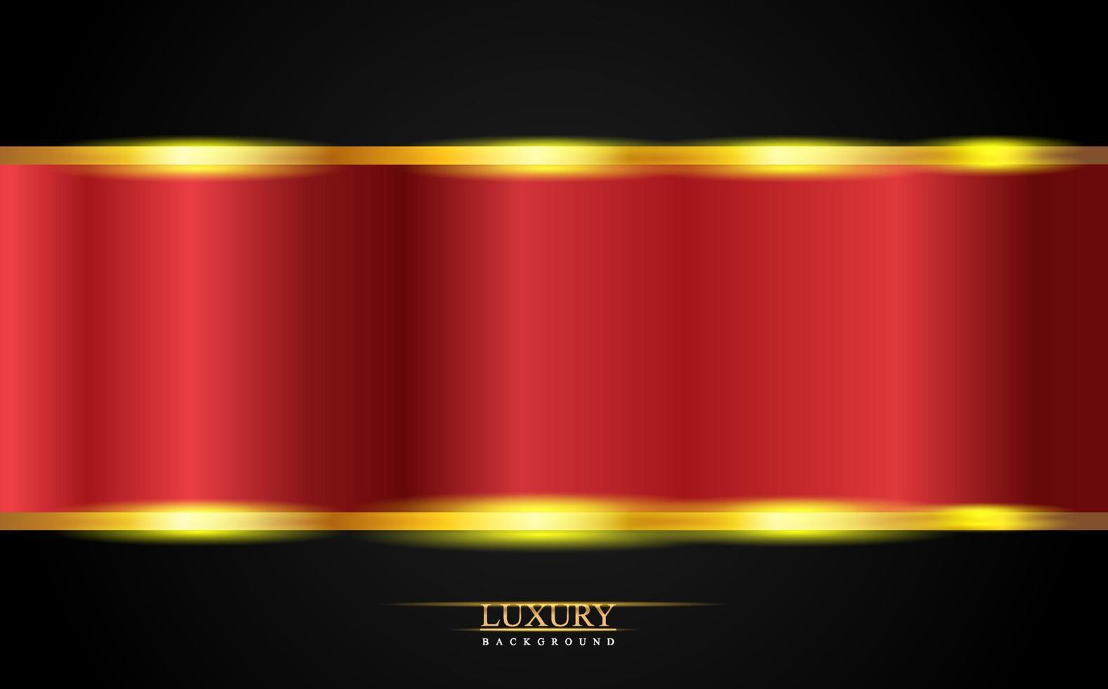 abstract luxe rood geel glanzend gradiëntontwerp als achtergrond vector