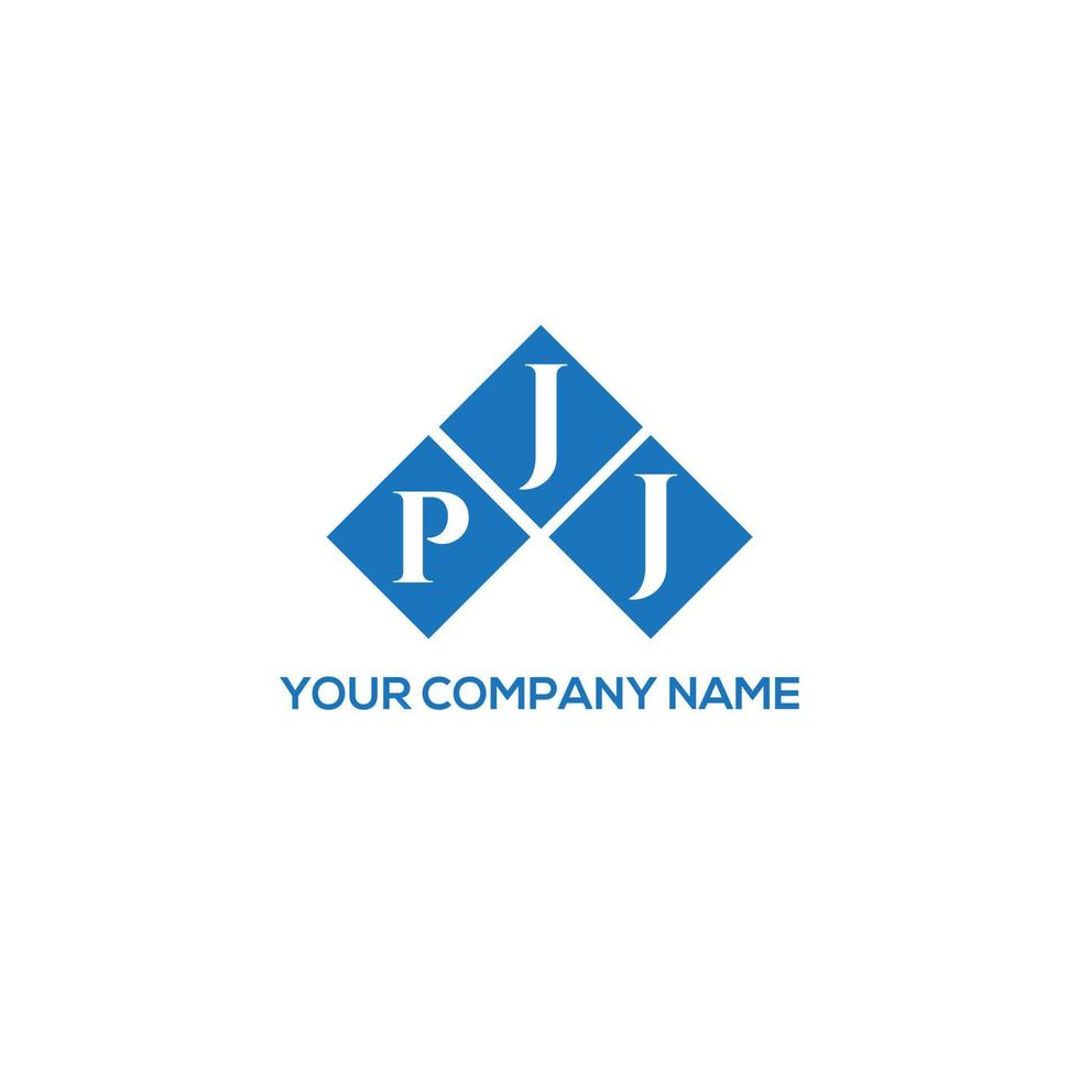 pjj brief logo ontwerp op witte achtergrond. pjj creatieve initialen brief logo concept. pjj brief ontwerp. vector