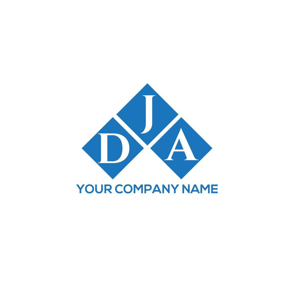 dja brief logo ontwerp op witte achtergrond. dja creatieve initialen brief logo concept. dja brief ontwerp. vector