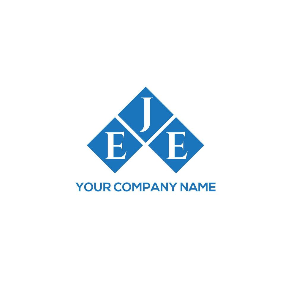 eje brief logo ontwerp op witte achtergrond. eje creatieve initialen brief logo concept. eje brief ontwerp. vector