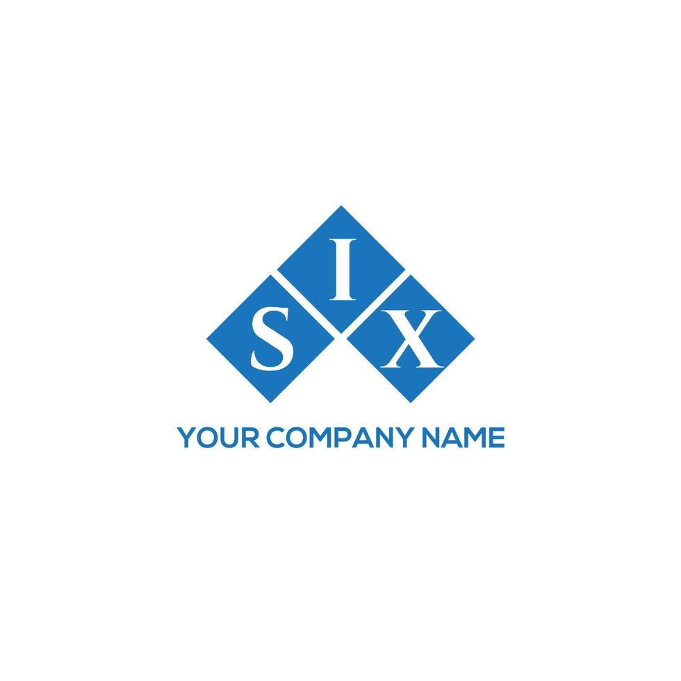 zes letter logo ontwerp op witte achtergrond. zes creatieve initialen brief logo concept. zes letter ontwerp. vector