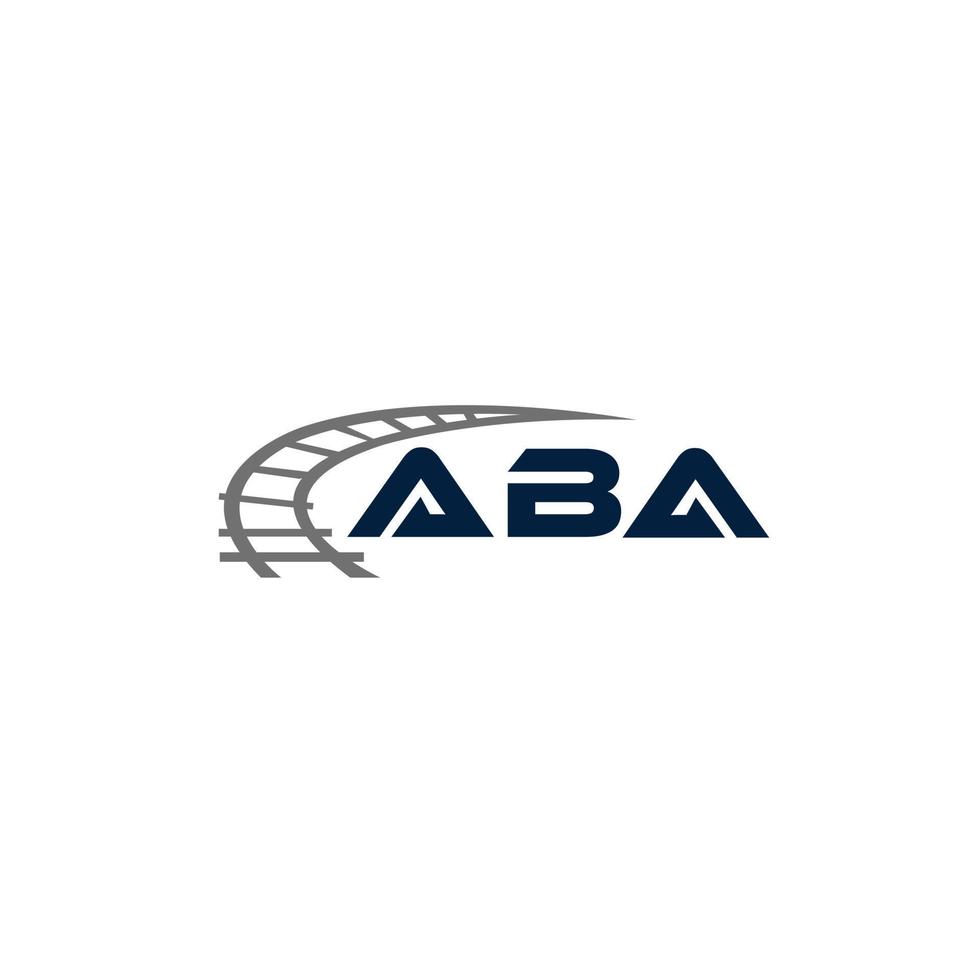 aba brief logo ontwerp op witte achtergrond. aba creatieve initialen brief logo concept. aba brief ontwerp. vector