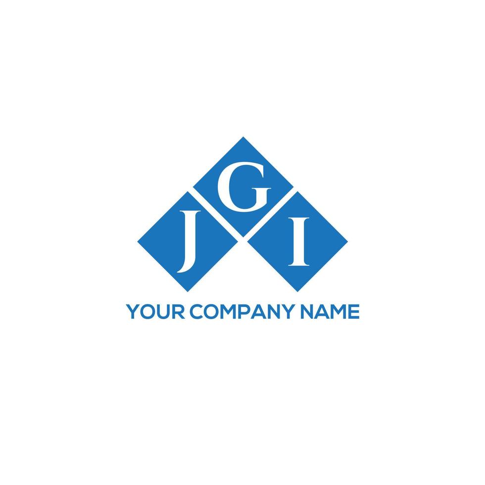 jgi brief logo ontwerp op witte achtergrond. jgi creatieve initialen brief logo concept. jgi brief ontwerp. vector