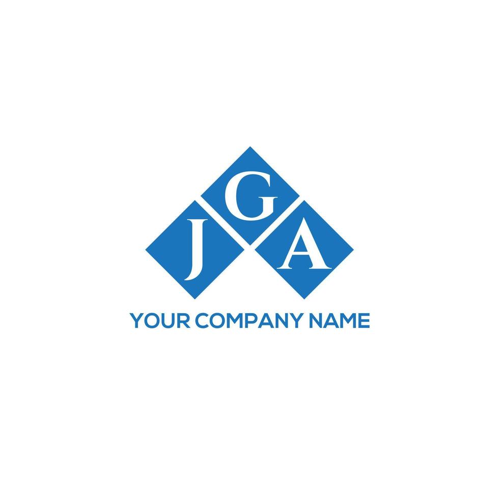 jga brief logo ontwerp op witte achtergrond. jga creatieve initialen brief logo concept. jga brief ontwerp. vector