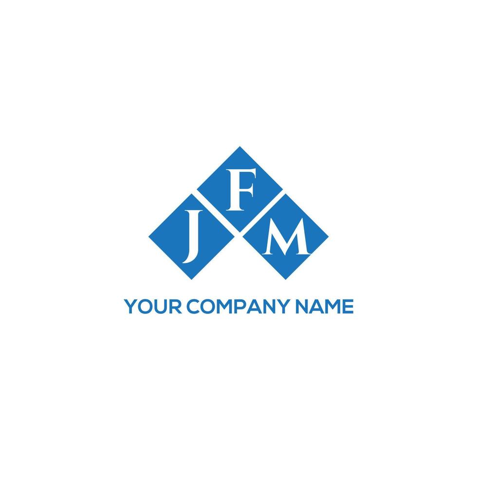 jfm brief logo ontwerp op witte achtergrond. jfm creatieve initialen brief logo concept. jfm brief ontwerp. vector