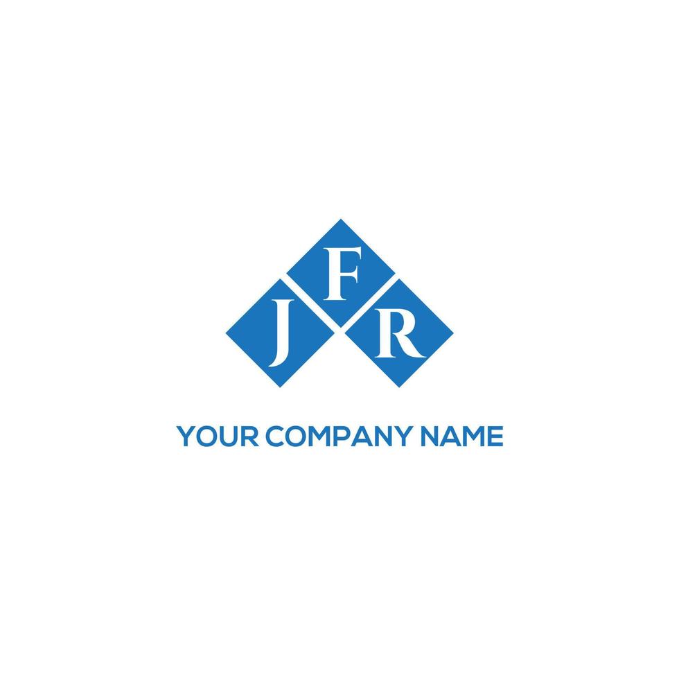 jfr brief logo ontwerp op witte achtergrond. jfr creatieve initialen brief logo concept. jfr brief ontwerp. vector