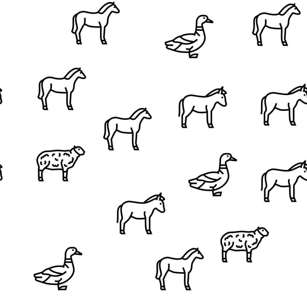 huisdieren huisdier vector naadloze patroon