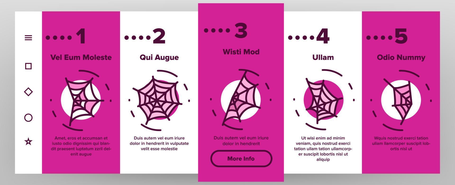 spinnenweb, spinnenweb vector onboarding