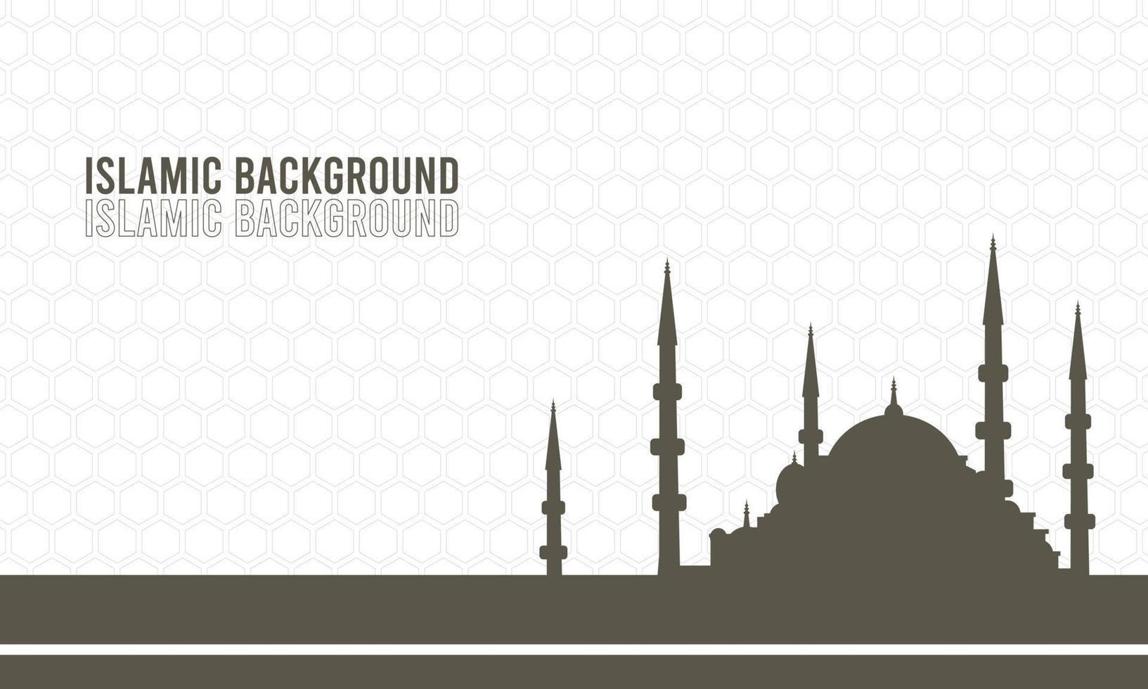islamitische achtergrond met patroon vector