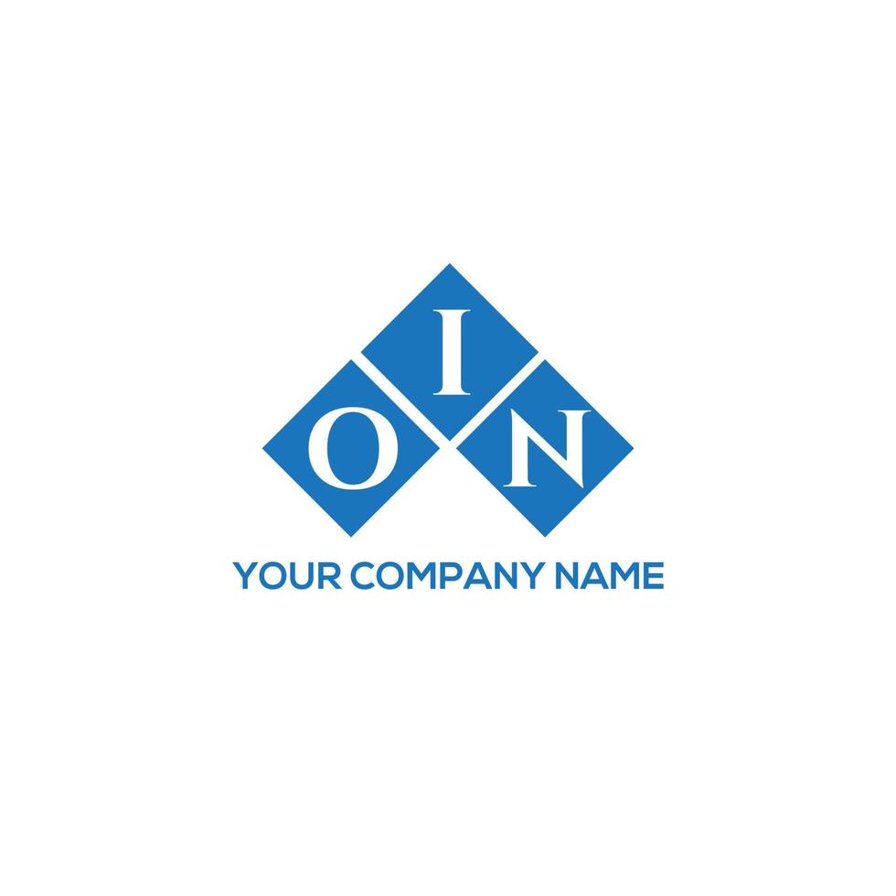 oin brief logo ontwerp op witte achtergrond. oin creatieve initialen brief logo concept. oin brief ontwerp. vector