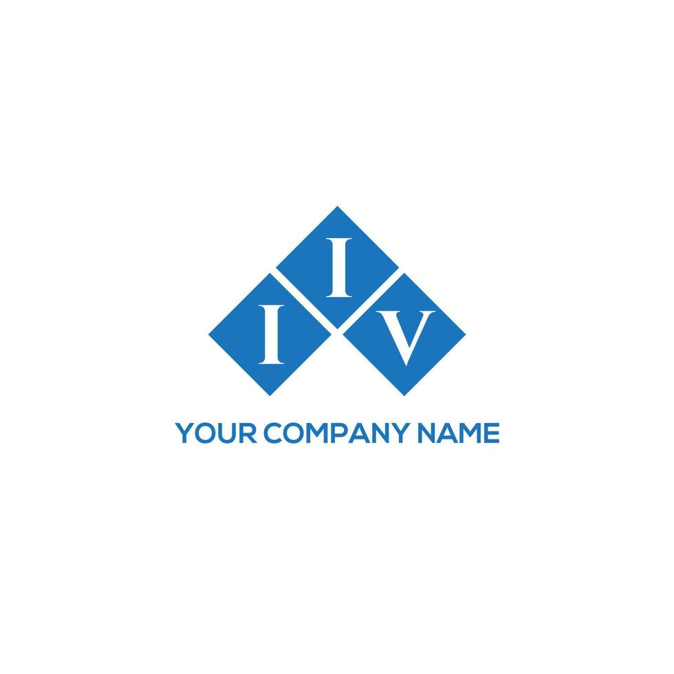 iiv brief logo ontwerp op witte achtergrond. iiv creatieve initialen brief logo concept. iiv brief ontwerp. vector