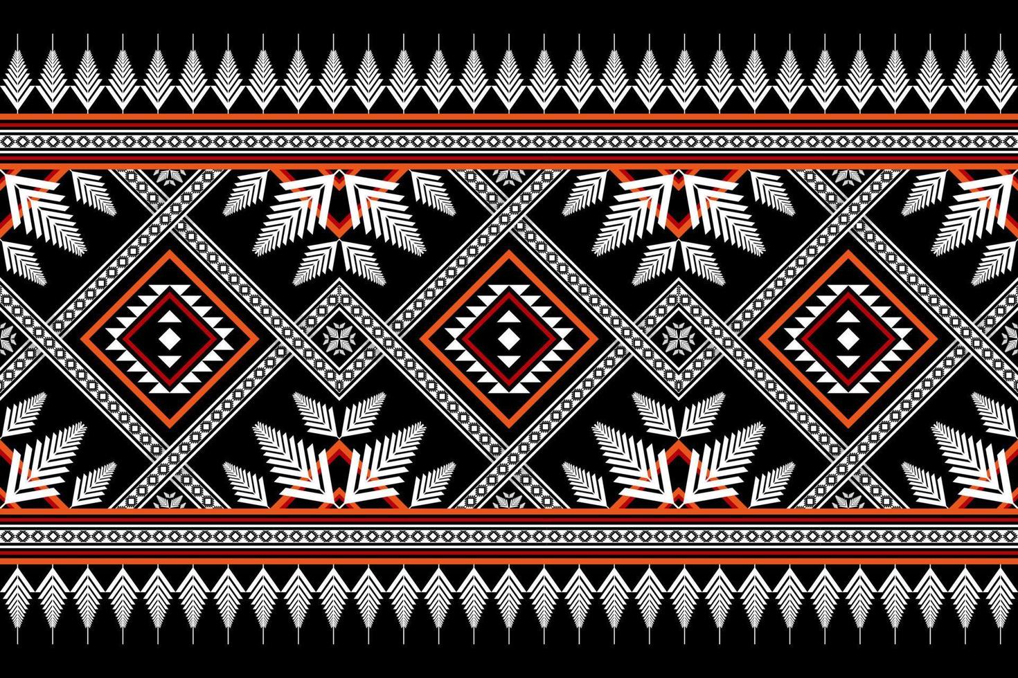 abstracte etnische patroon kunst. geometrisch naadloos patroon in tribal, folkborduurwerk en Mexicaanse stijl. ontwerp voor achtergrond, behang, vectorillustratie, textiel, stof, kleding, tapijt. vector