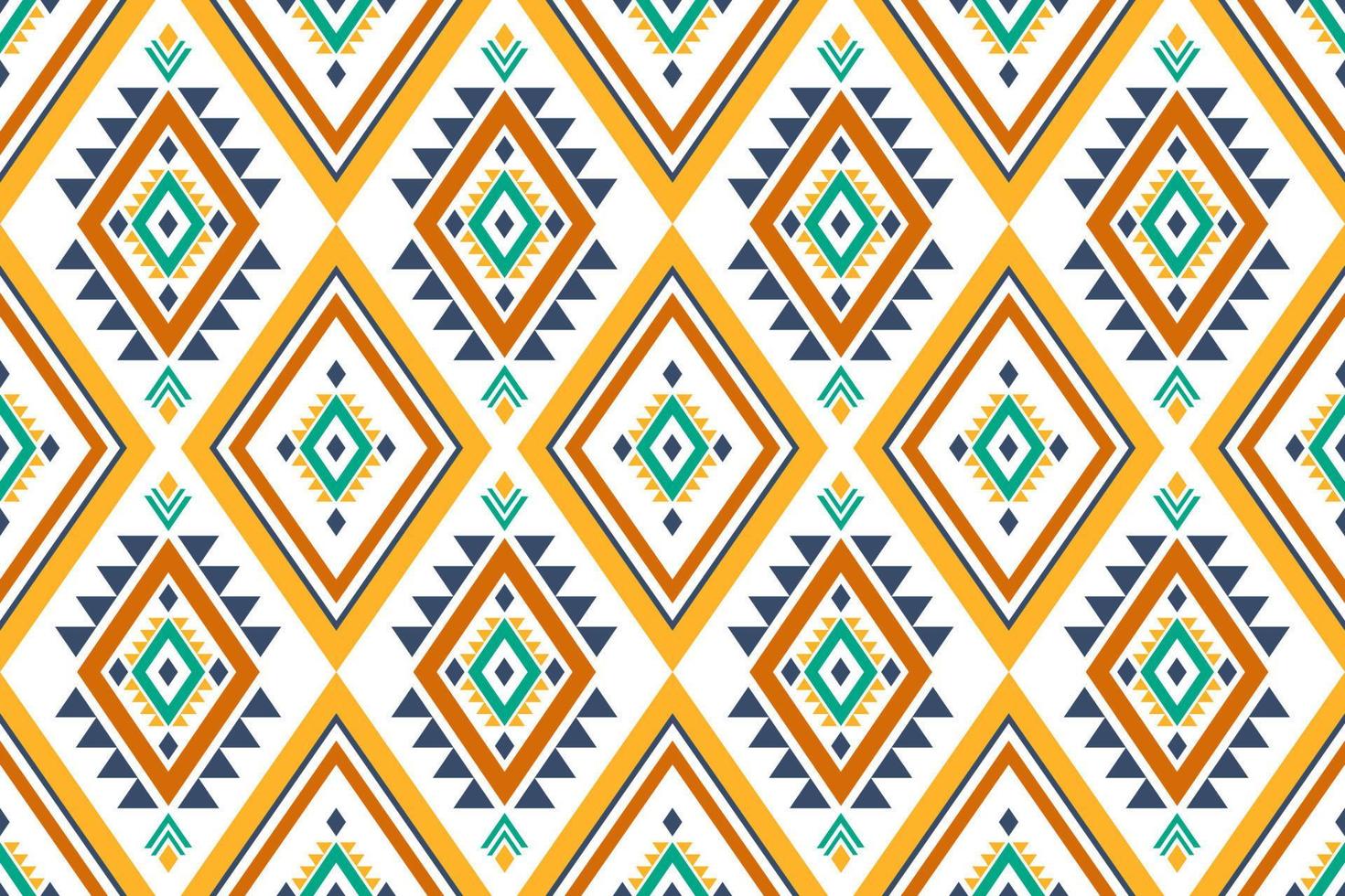 kleurrijke etnische patroon kunst. naadloos patroon in tribale, volksborduurwerk en Mexicaanse stijl. geometrisch gestreept. ontwerp voor achtergrond, behang, vectorillustratie, stof, kleding, tapijt. vector