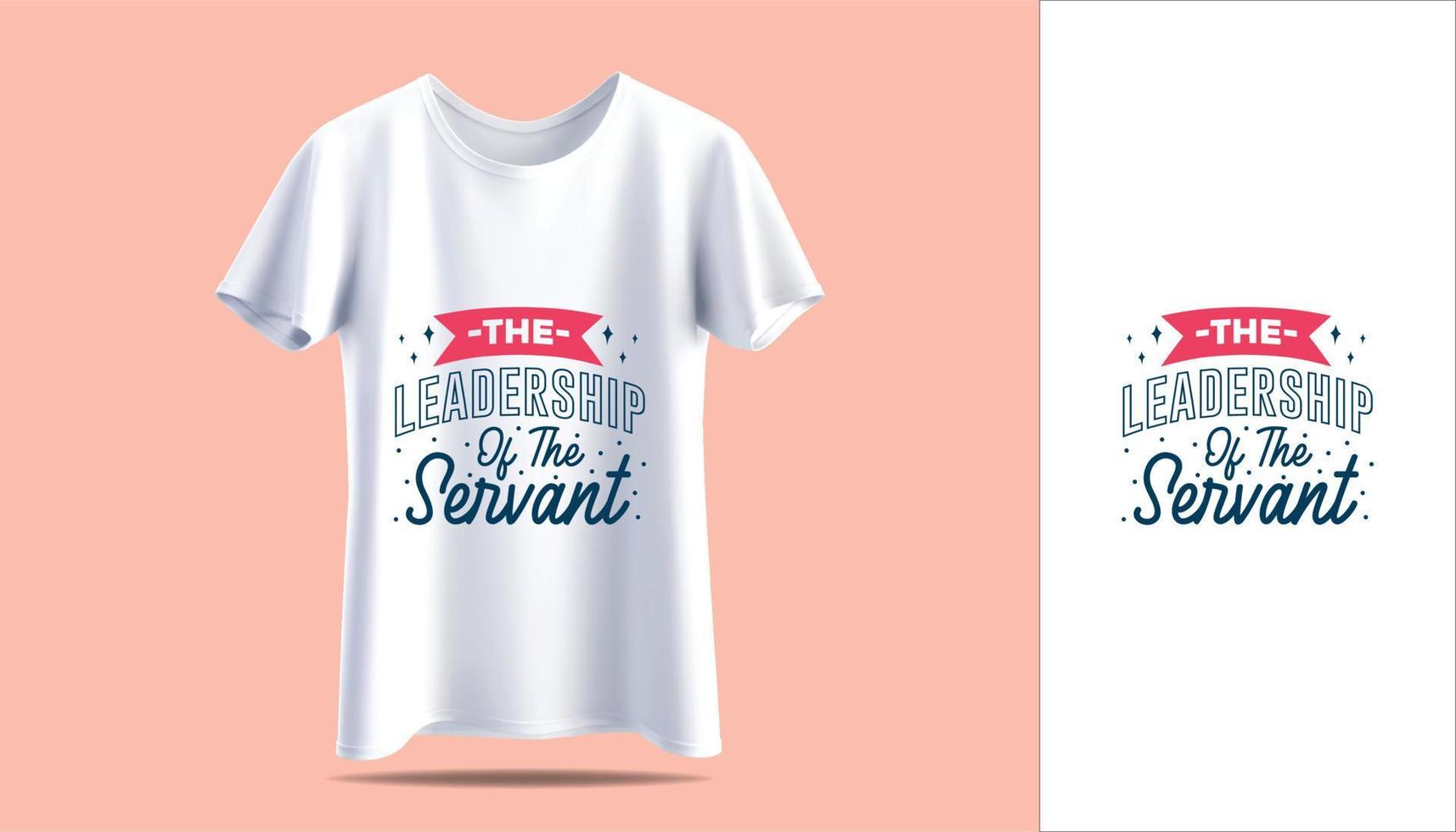 de leertijd van de dienaar motiverende god citeert typografie t-shirt printontwerp. wit en zwart t-shirt voor heren met mockup met korte mouwen. vooraanzicht. vector sjabloon