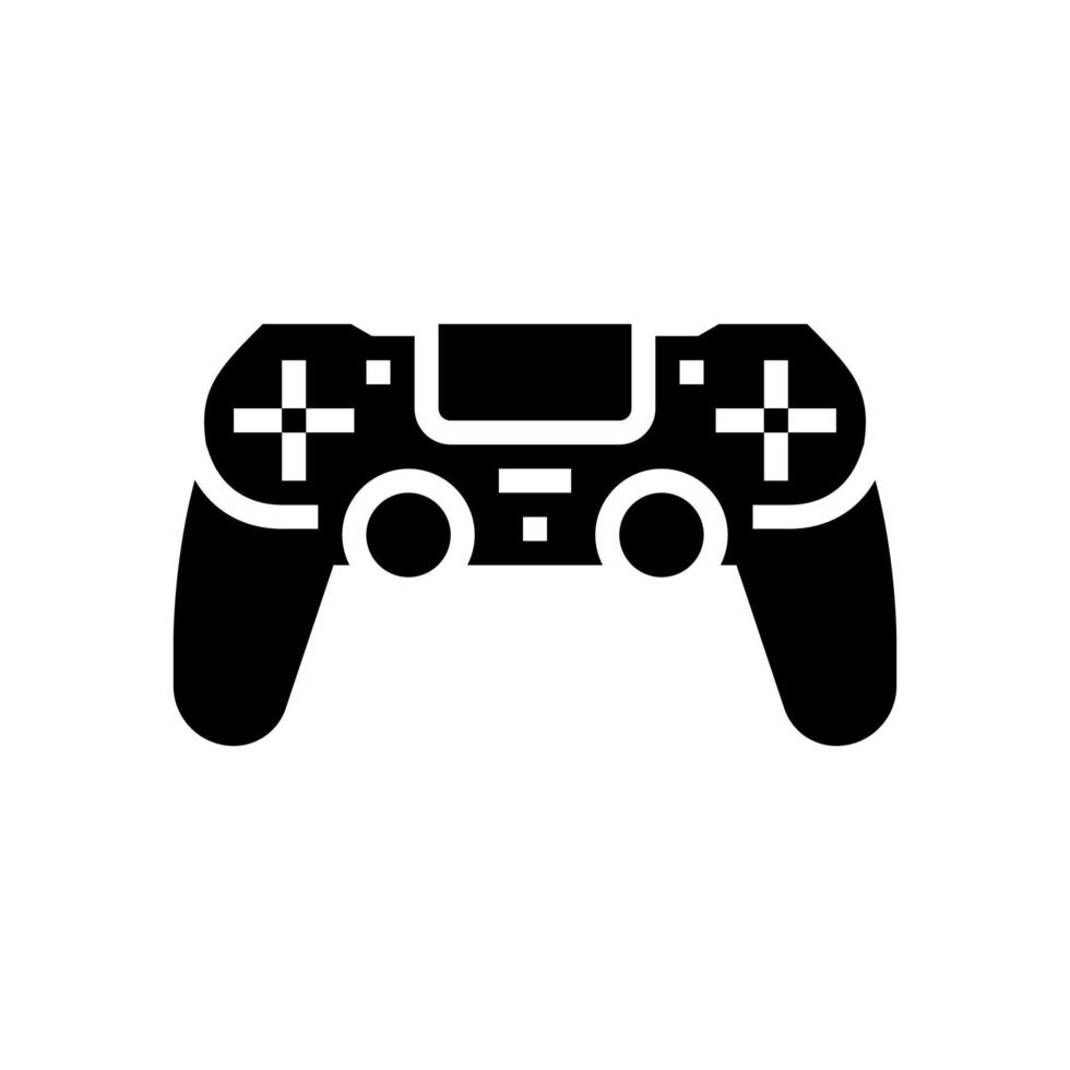 speel spel geek glyph pictogram vectorillustratie vector