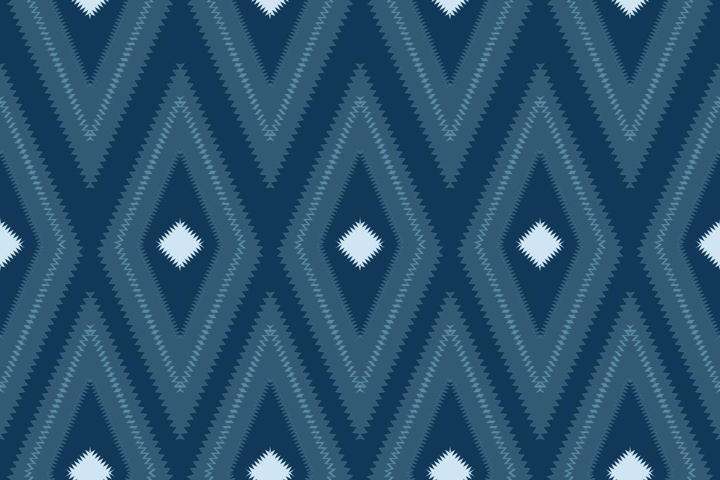 geometrische etnische ikat patroon naadloze traditionele ontwerp voor achtergrond,tapijt,behang,kleding,inwikkeling,batik,stof,vector illustration.embroidery stijl. vector