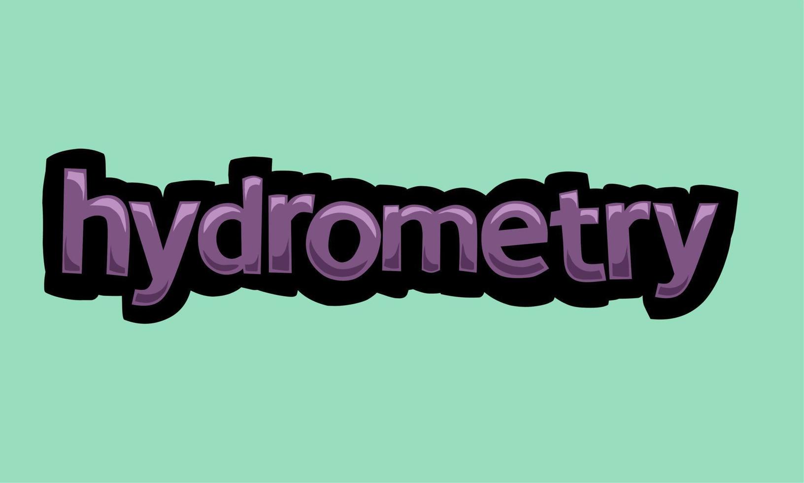 hydrometrie achtergrond schrijven vector ontwerp