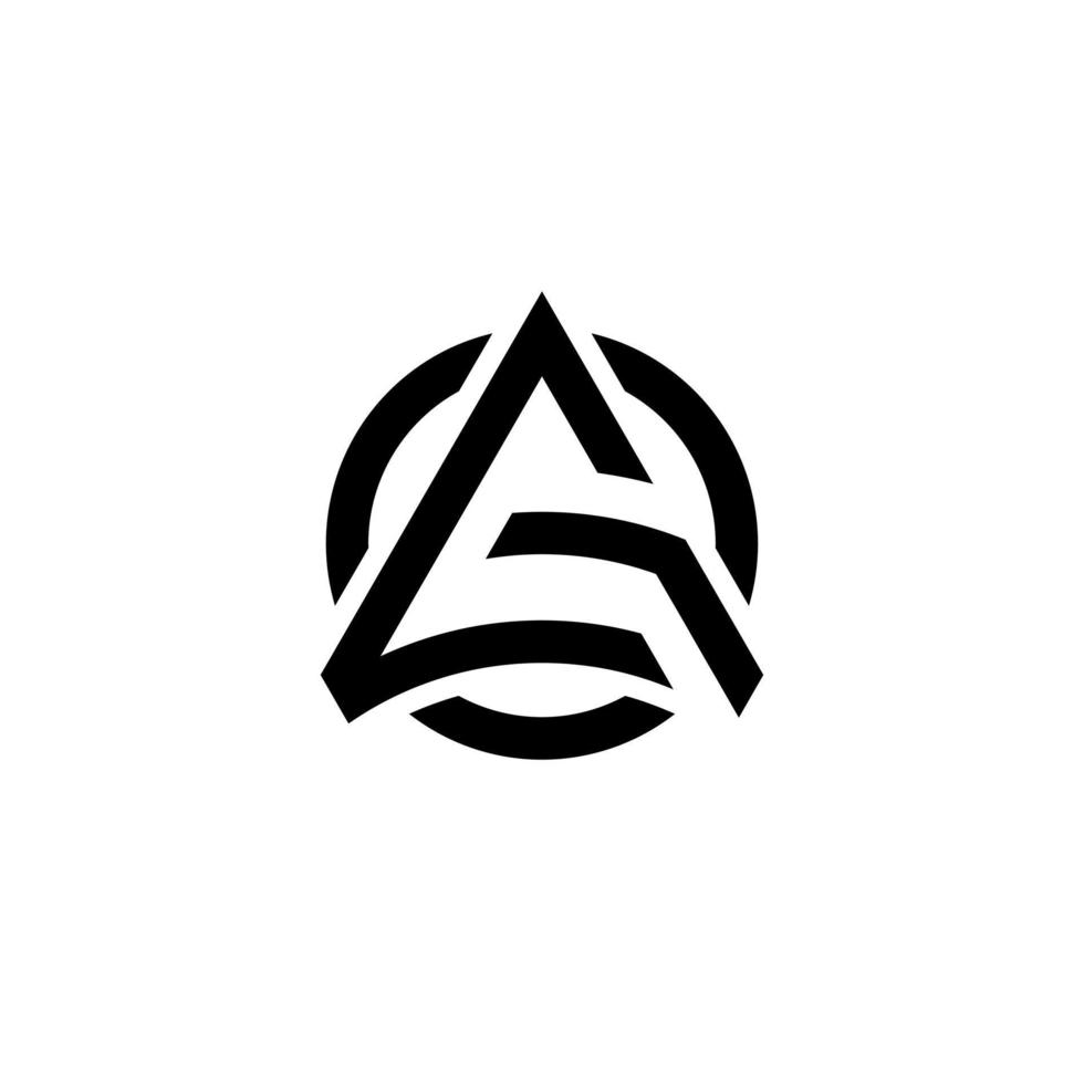 letter ag eerste logo sjabloon vector illustratie pictogram element pro vector