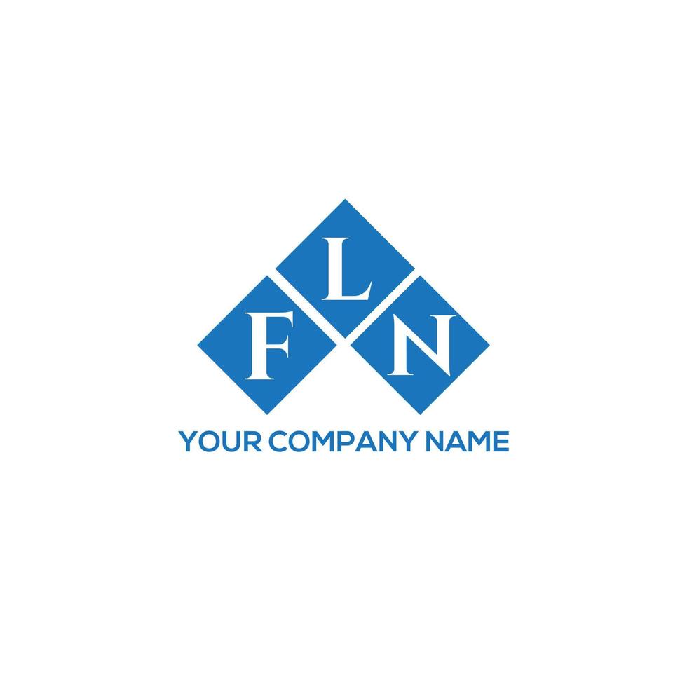 fln brief design.fln brief logo ontwerp op witte achtergrond. fln creatieve initialen brief logo concept. fln brief design.fln brief logo ontwerp op witte achtergrond. f vector