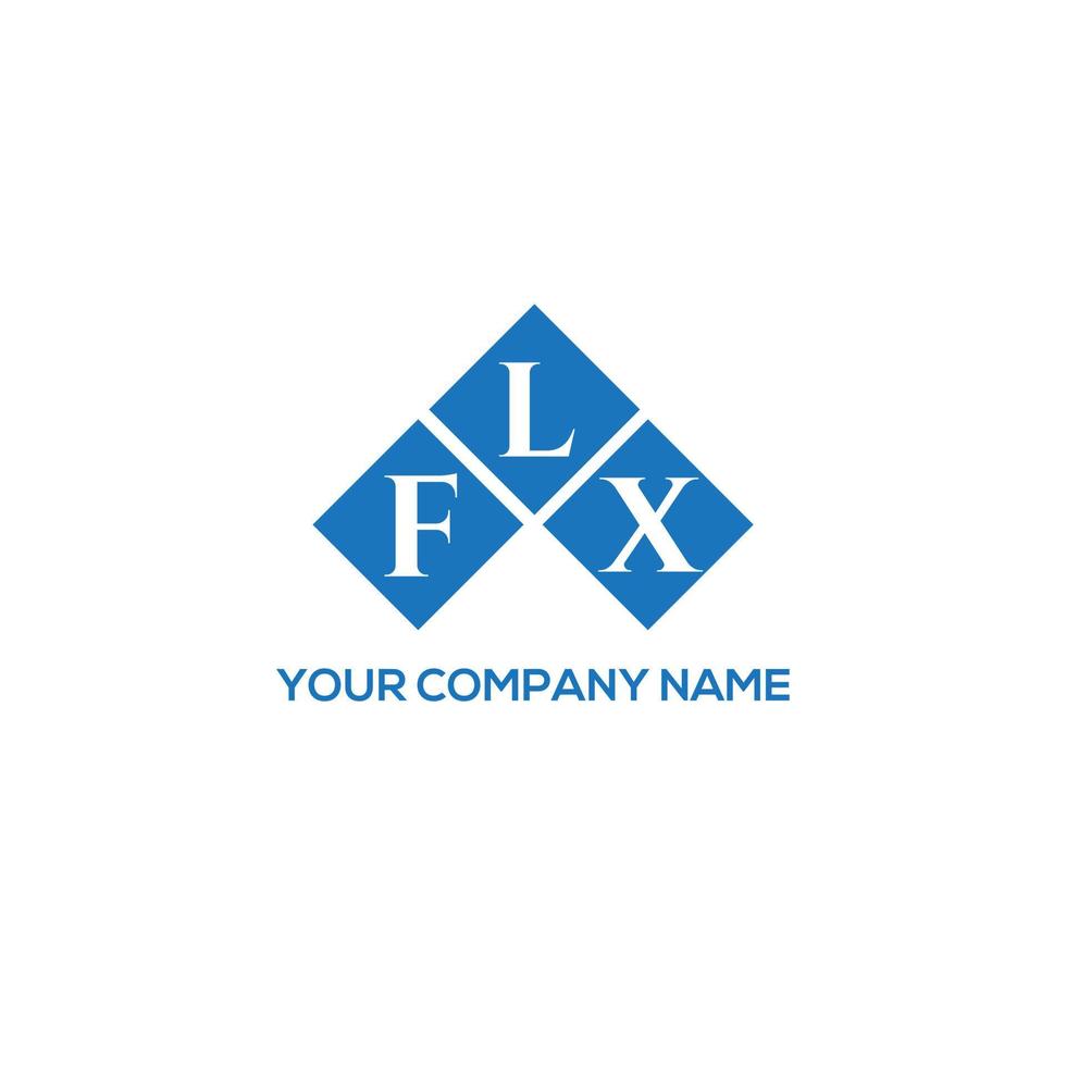 flx brief design.flx brief logo ontwerp op witte achtergrond. flx creatieve initialen brief logo concept. flx brief design.flx brief logo ontwerp op witte achtergrond. f vector