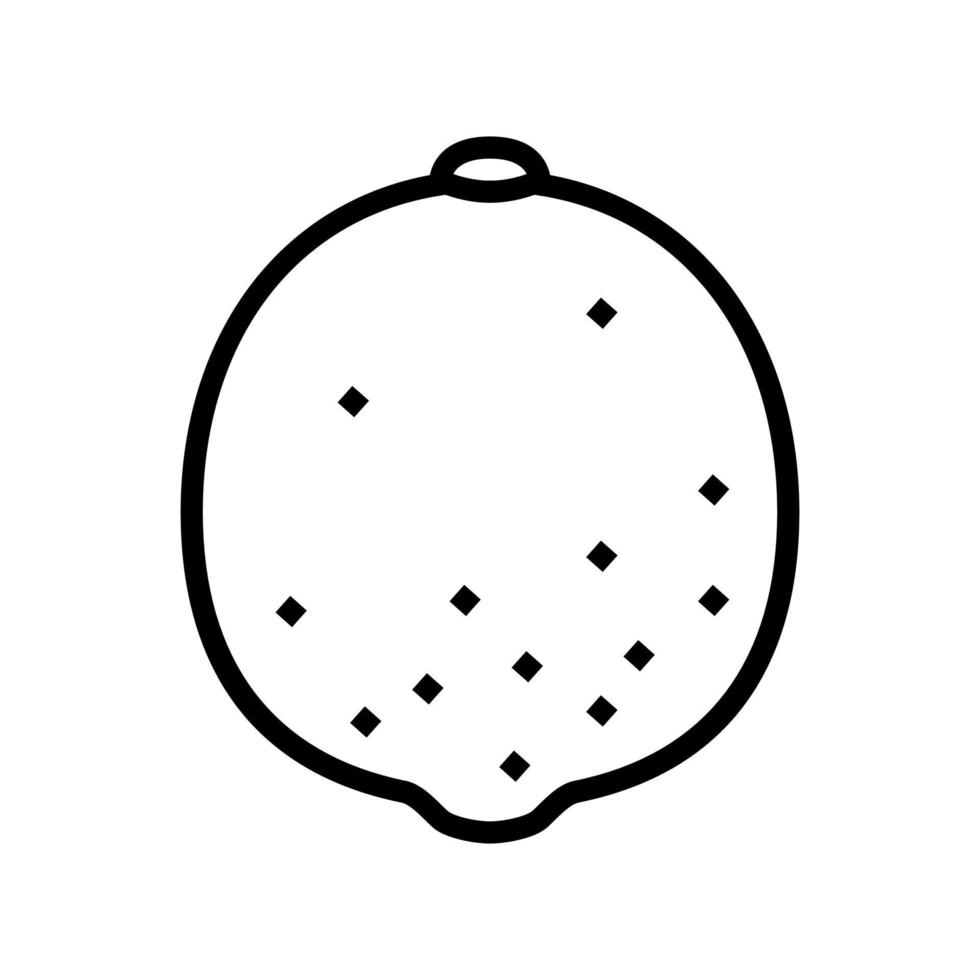 limoen citrus lijn pictogram vectorillustratie vector
