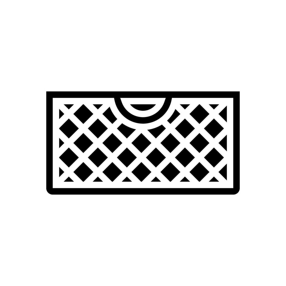 mesh mand glyph pictogram vectorillustratie vector