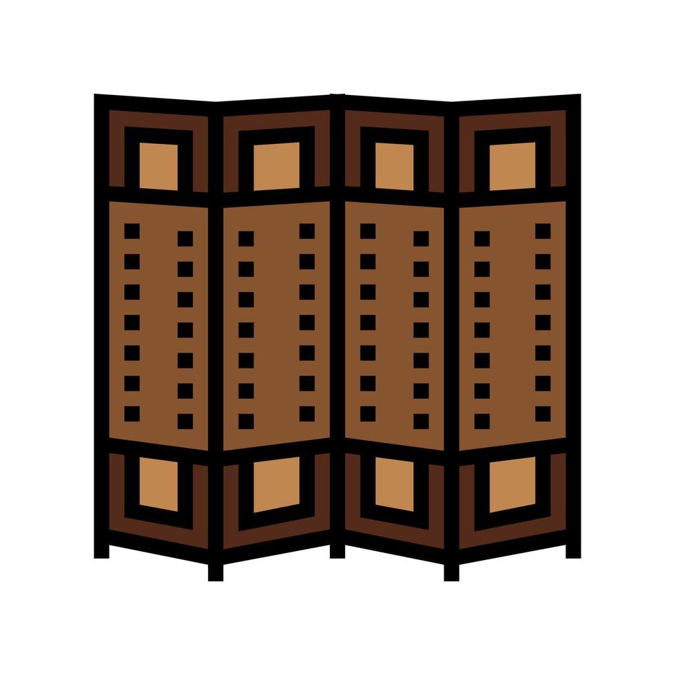 room divider kleur pictogram vectorillustratie vector