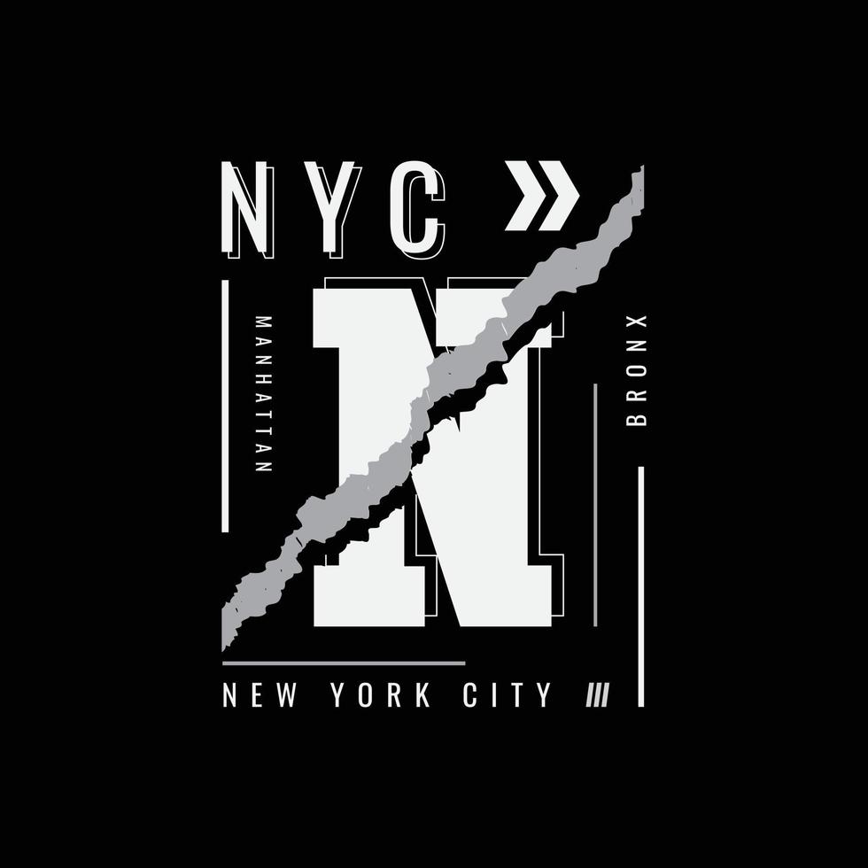 New York City typografie vector t-shirt ontwerp