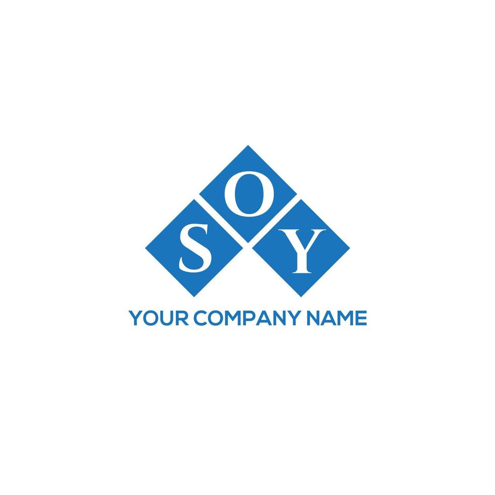 soja brief logo ontwerp op witte achtergrond. soja creatieve initialen brief logo concept. soja brief ontwerp. vector