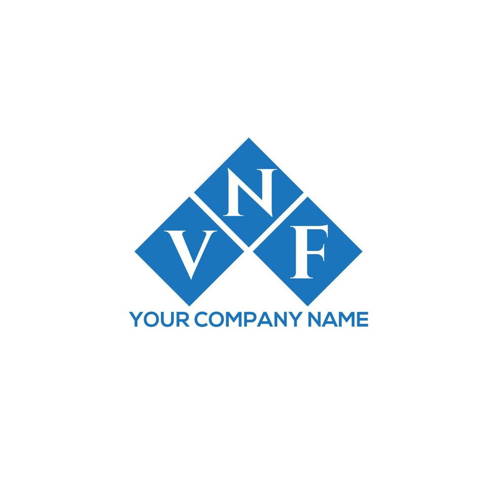 vnf brief logo ontwerp op witte achtergrond. vnf creatieve initialen brief logo concept. vnf brief ontwerp. vector