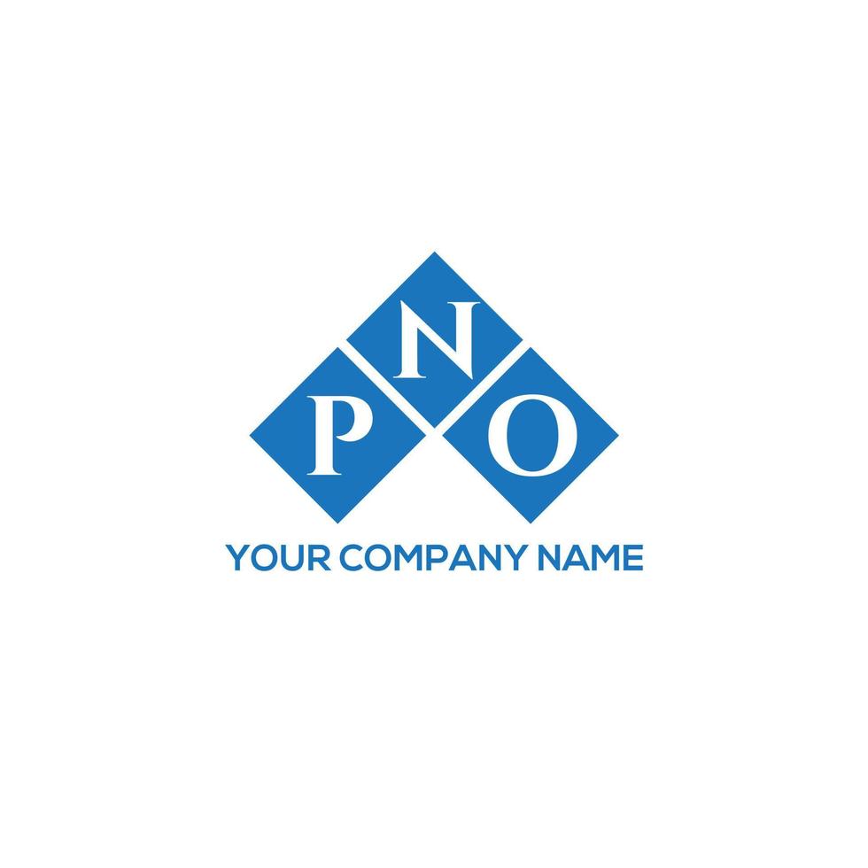 pno brief logo ontwerp op witte achtergrond. pno creatieve initialen brief logo concept. pno brief ontwerp. vector