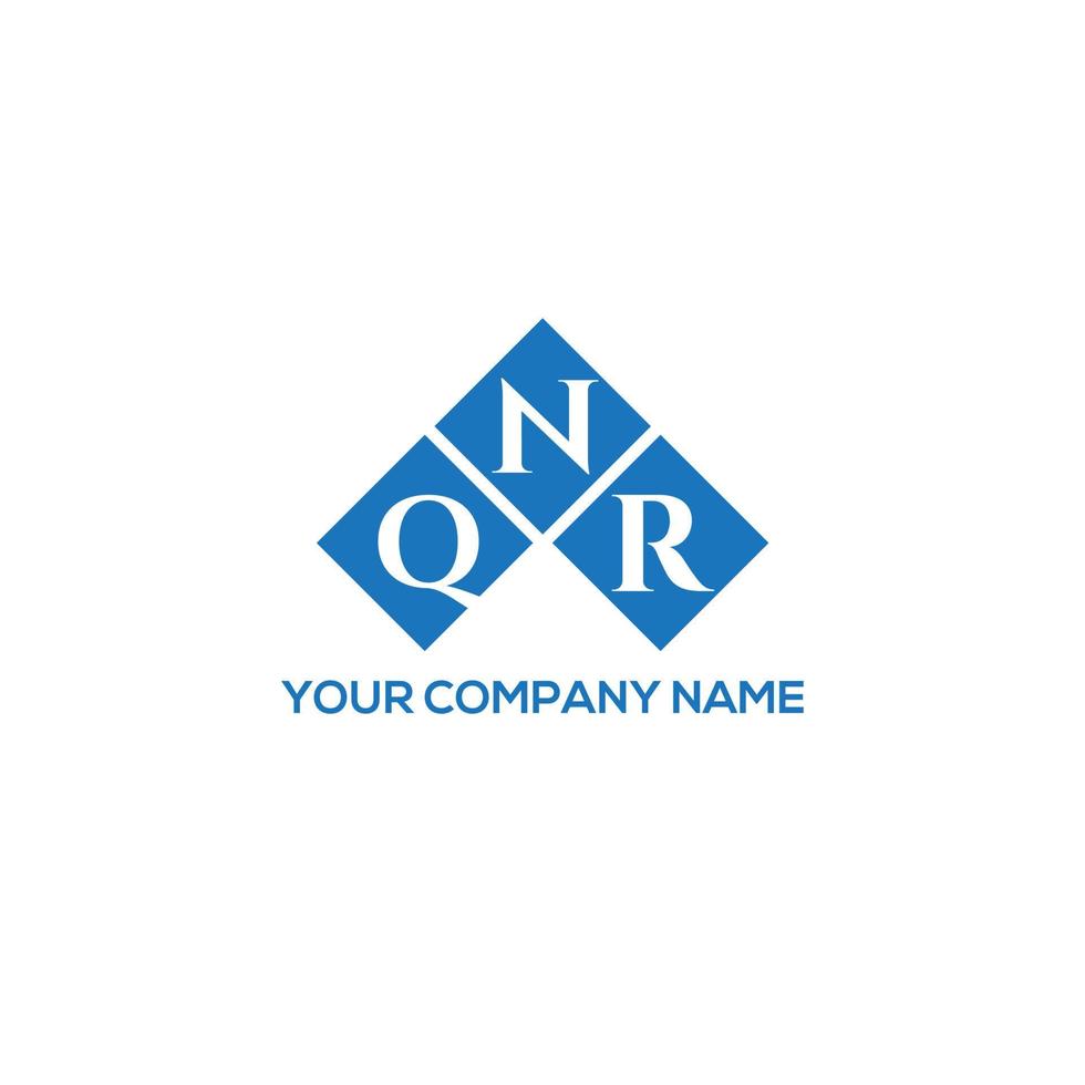 qnr brief logo ontwerp op witte achtergrond. qnr creatieve initialen brief logo concept. qnr brief ontwerp. vector