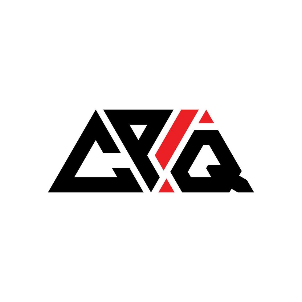 cpq driehoek brief logo ontwerp met driehoekige vorm. cpq driehoek logo ontwerp monogram. cpq driehoek vector logo sjabloon met rode kleur. cpq driehoekig logo eenvoudig, elegant en luxueus logo. cpq