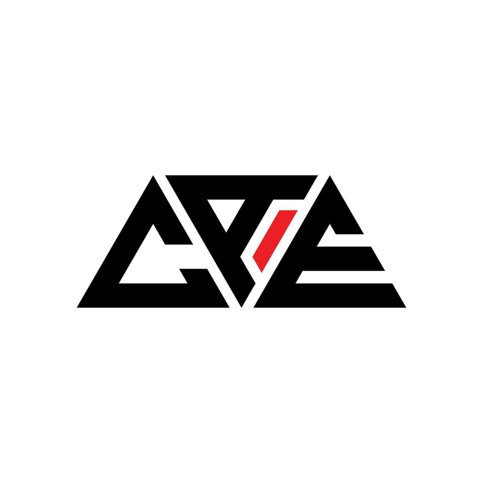 cae driehoek brief logo ontwerp met driehoekige vorm. cae driehoek logo ontwerp monogram. cae driehoek vector logo sjabloon met rode kleur. cae driehoekig logo eenvoudig, elegant en luxueus logo. cae