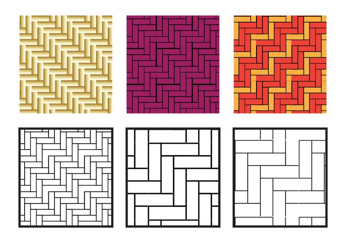 Zilveren beenpatroon Diagonale Vector