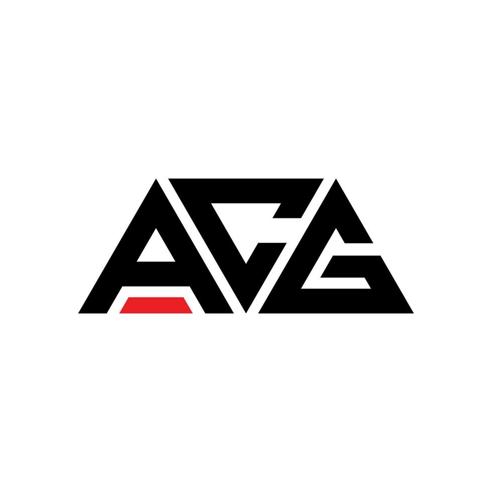 acg driehoek brief logo ontwerp met driehoekige vorm. ACG driehoek logo ontwerp monogram. acg driehoek vector logo sjabloon met rode kleur. ACG driehoekig logo eenvoudig, elegant en luxueus logo. acg