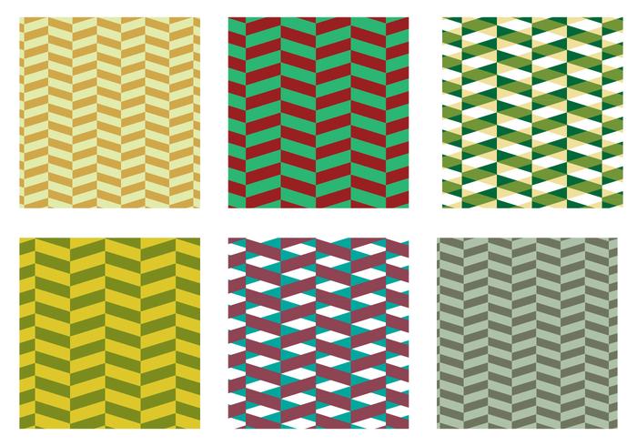 Haringbone patroon groene vector