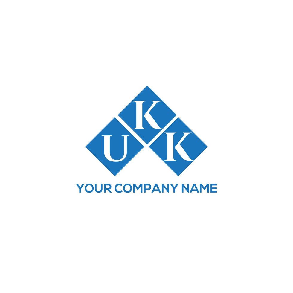 UK brief design.ukk brief logo ontwerp op witte achtergrond. UK creatieve initialen brief logo concept. UK brief design.ukk brief logo ontwerp op witte achtergrond. jij vector